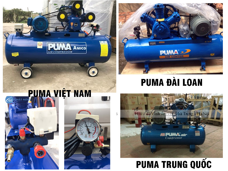 Phân loại máy nén khí Puma