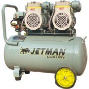 Máy nén khí không dầu 50 lít Jetman NKF-1600*2T50 siêu bền, ổn định