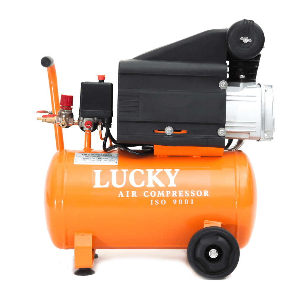máy nén khí mini 220V có dầu 24 lít Lucky