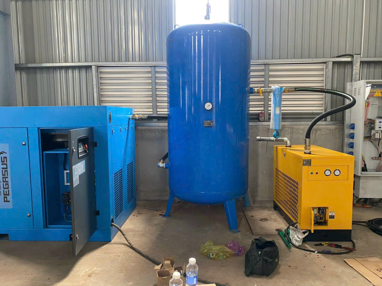 Máy nén khí trục vít công suất lớn